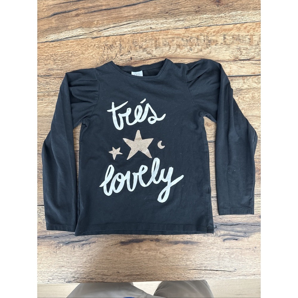 Zara Girls Long Sleeve T-Shirt Size 8